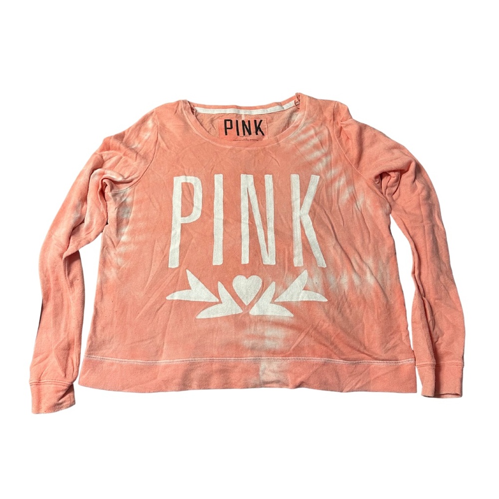 VS Pink | Coral Crewneck | Y2K 2010s Retro